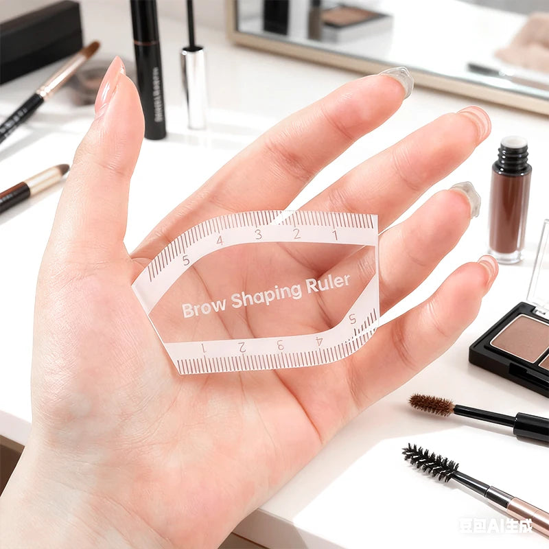 1PC Brow Mapping Ruler Eyebrow Shaping Ruler 1 Minute Fast Drawing Design Brow Easy Tool Microblading Permanent Mekup Stencils
