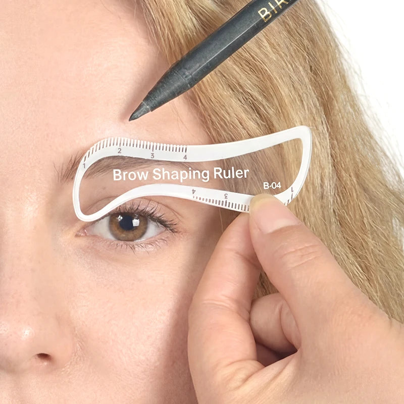 Brow Mapping Ruler Eyebrow Shaping Ruler 1 Minute Fast Drawing Design Brow Easy Tool Microblading Permanent Mekup Stencils