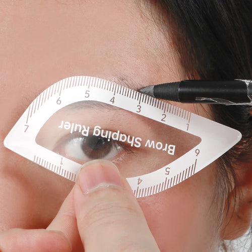1PC Brow Mapping Ruler Eyebrow Shaping Ruler 1 Minute Fast Drawing Design Brow Easy Tool Microblading Permanent Mekup Stencils