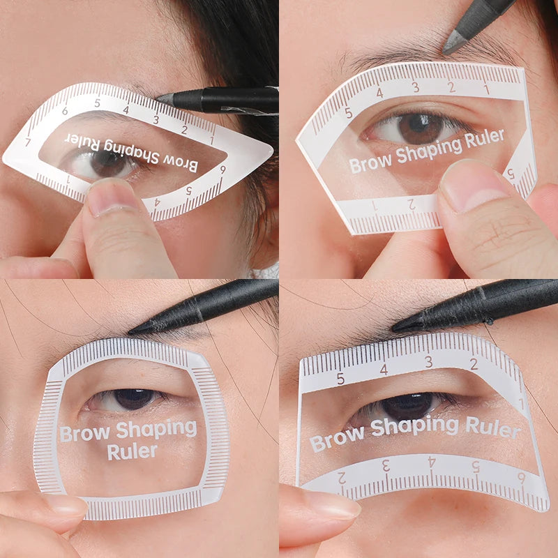 1PC Brow Mapping Ruler Eyebrow Shaping Ruler 1 Minute Fast Drawing Design Brow Easy Tool Microblading Permanent Mekup Stencils