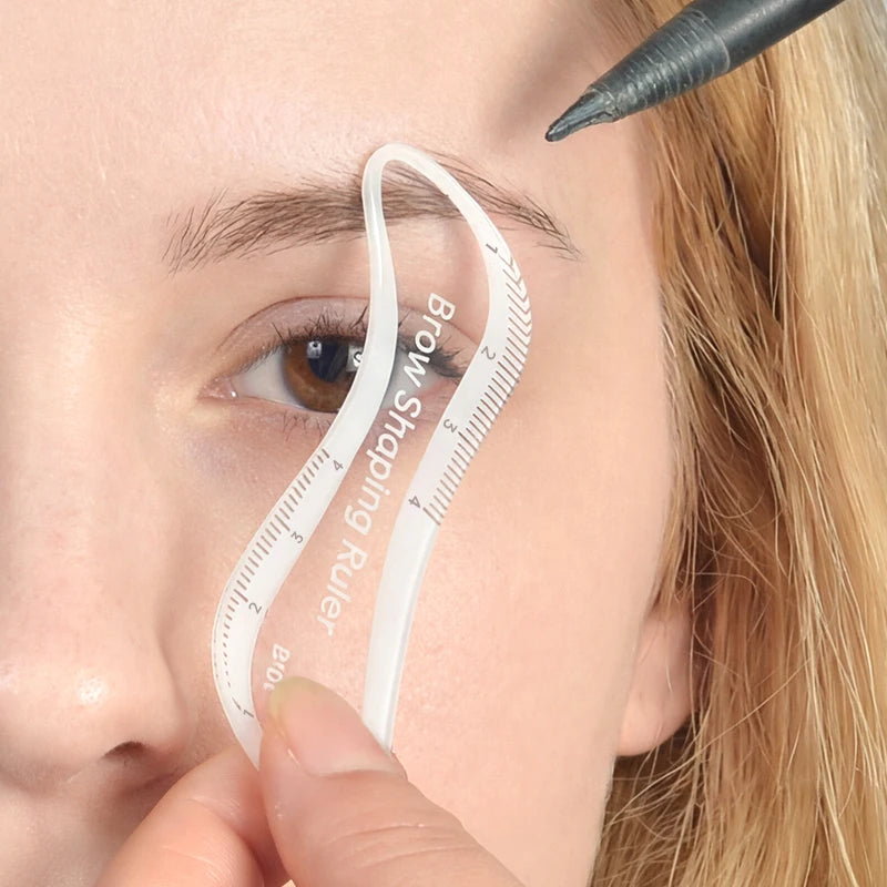 Brow Mapping Ruler Eyebrow Shaping Ruler 1 Minute Fast Drawing Design Brow Easy Tool Microblading Permanent Mekup Stencils