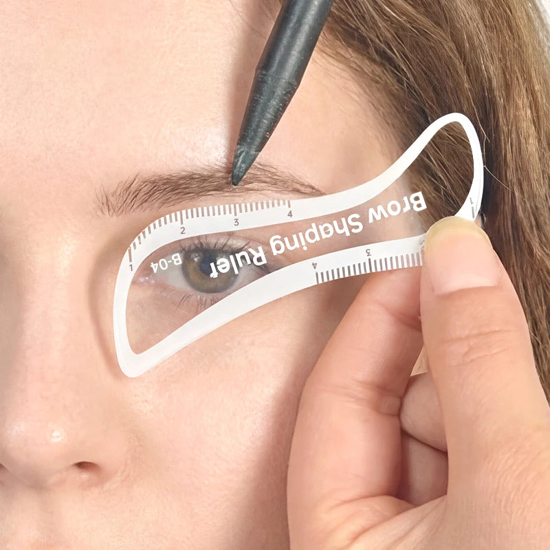 Brow Mapping Ruler Eyebrow Shaping Ruler 1 Minute Fast Drawing Design Brow Easy Tool Microblading Permanent Mekup Stencils