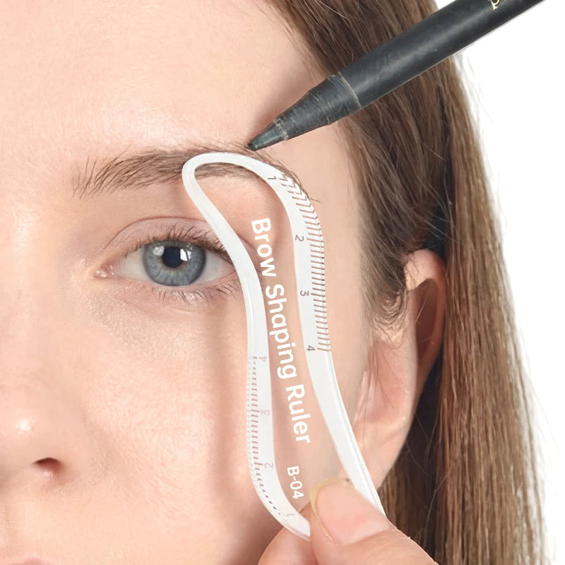Brow Mapping Ruler Eyebrow Shaping Ruler 1 Minute Fast Drawing Design Brow Easy Tool Microblading Permanent Mekup Stencils