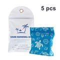 Beach Vacation Essentials Sand Remover Bag Magic Sand Wipe Off Mitt Travel Must Haves for Surfing Swimming Camping Gadgets