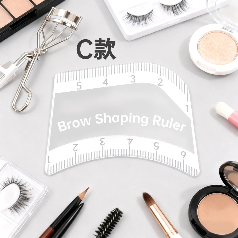 1PC Brow Mapping Ruler Eyebrow Shaping Ruler 1 Minute Fast Drawing Design Brow Easy Tool Microblading Permanent Mekup Stencils