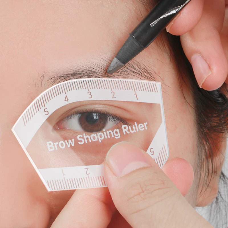 1PC Brow Mapping Ruler Eyebrow Shaping Ruler 1 Minute Fast Drawing Design Brow Easy Tool Microblading Permanent Mekup Stencils